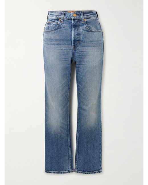 Jamie Haller Blue The Kenickie Mid-Rise Straight-Leg Jeans