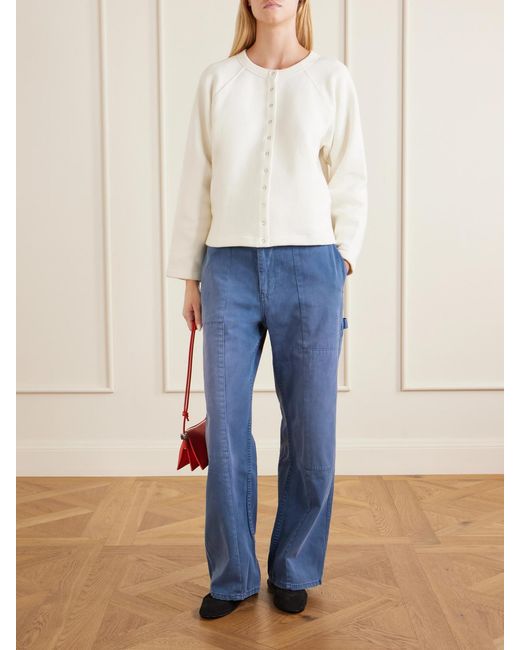 B Sides Blue Painter Mid-Rise Straight-Leg Jeans