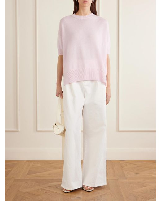 Jil Sander Pink Cashmere Sweater