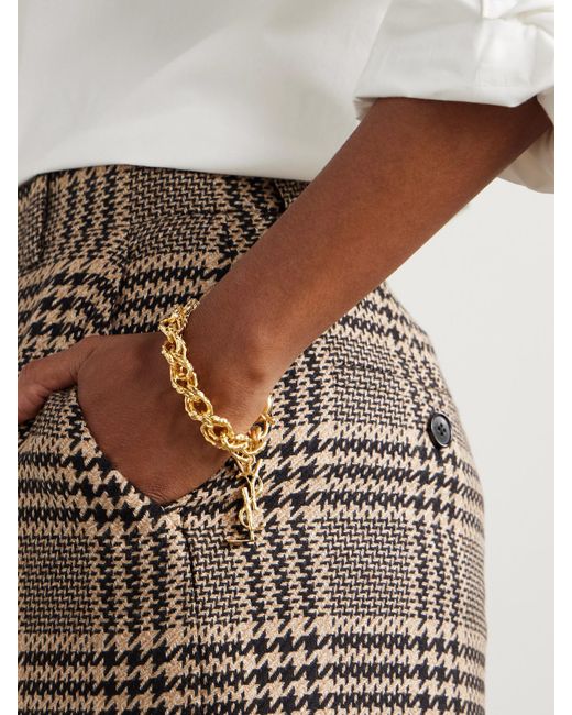 Saint Laurent Metallic Tone Bracelet