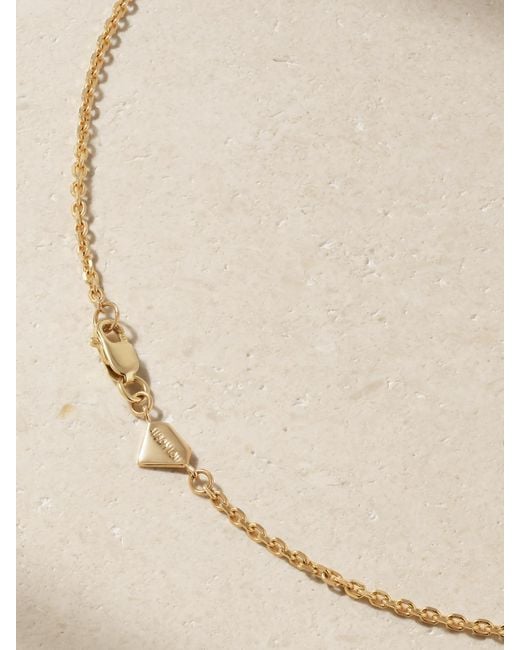 Alison Lou Natural In Your Feels Wheel Kette Aus 14 Karat Mit Emaille Und Mehreren Steinen
