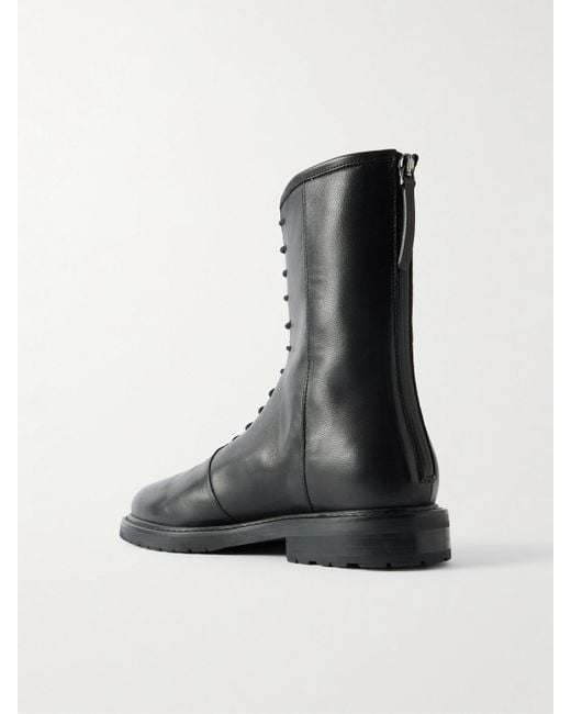 LEGRES Black 08 Leather Ankle Boots
