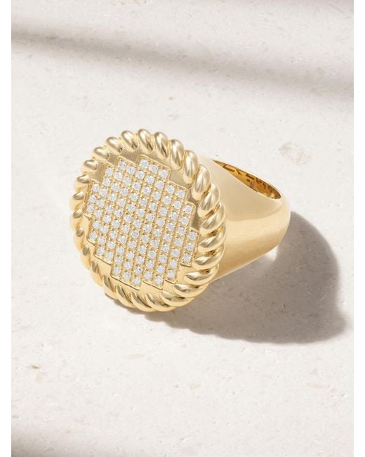 Bague En Or 14 Carats (585/1000) Et Diamants Lauren Rubinski en coloris Natural