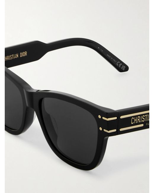 Dior Black Dior Signature S6U Square-Frame Acetate Sunglasses