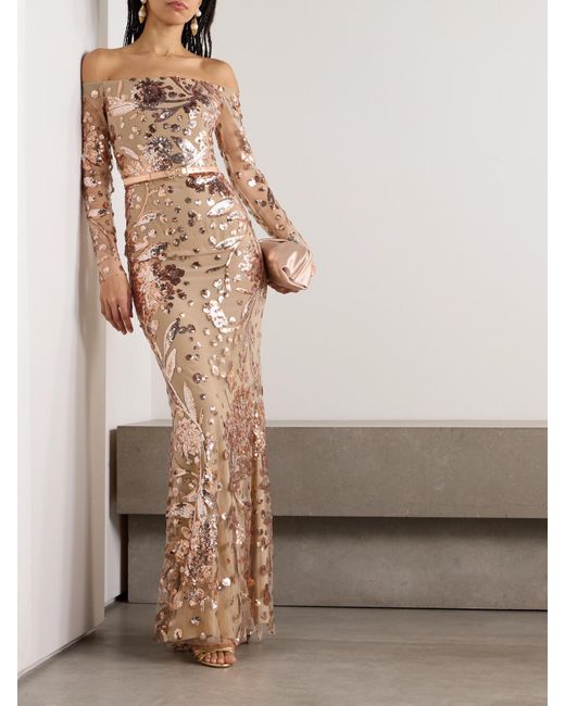 elie saab rose gold dress Look 19 – ELIE SAAB