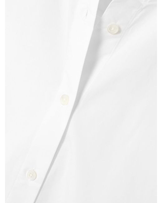 Totême White Garderob Organic Cotton-Poplin Shirt