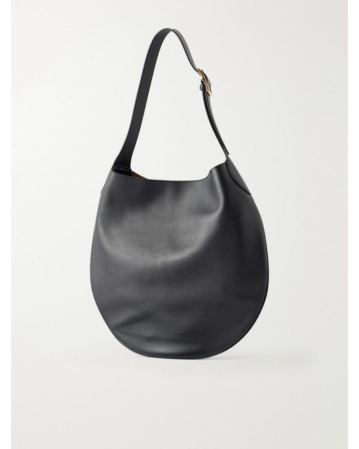 Nili Lotan Black Jagger Leather Shoulder Bag