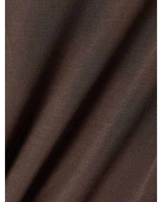 Zimmermann Brown Dawning Stretch-Mesh Bodysuit