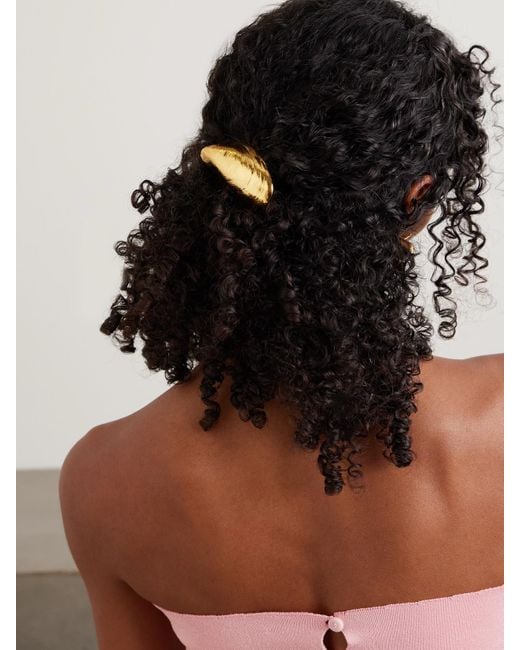 Jennifer Behr Metallic Wade-Plated Hair Clip