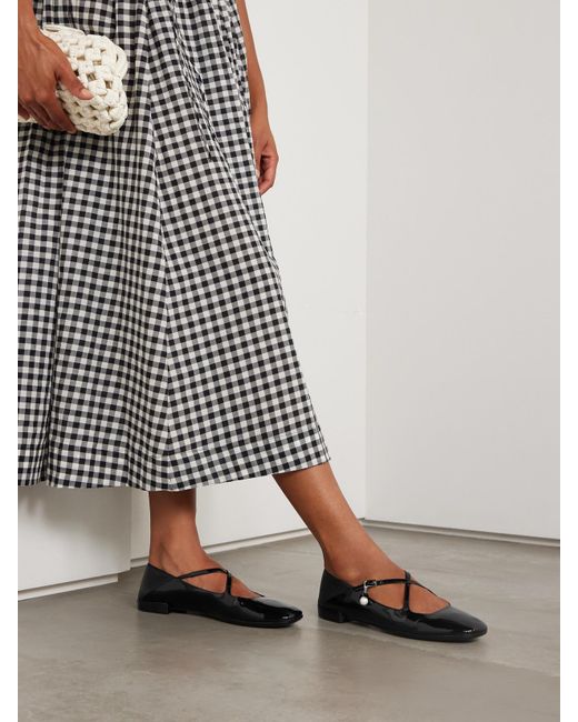 Ballerines Convertibles En Cuir Verni À Ornements Eleri Jimmy Choo en coloris Black