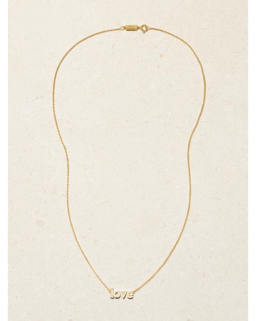 Jennifer Meyer Metallic Love 18-Karat Diamond Necklace