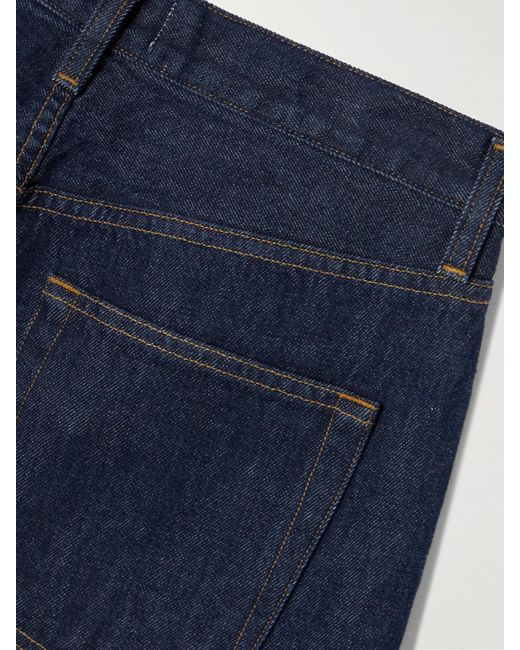 Agolde Blue Kelly Mid-Rise Straight-Leg Jeans