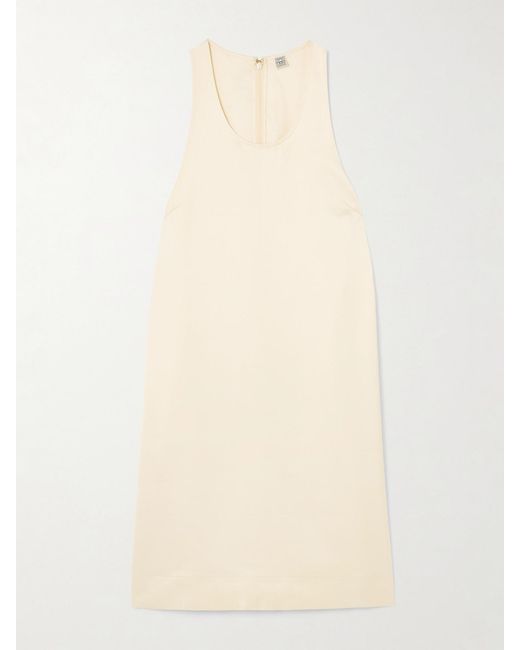 Totême Natural Satin Mini Dress