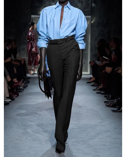Tom Ford Black Hose Aus Einer Mischung Aus Wolle, Mohair Und Seide