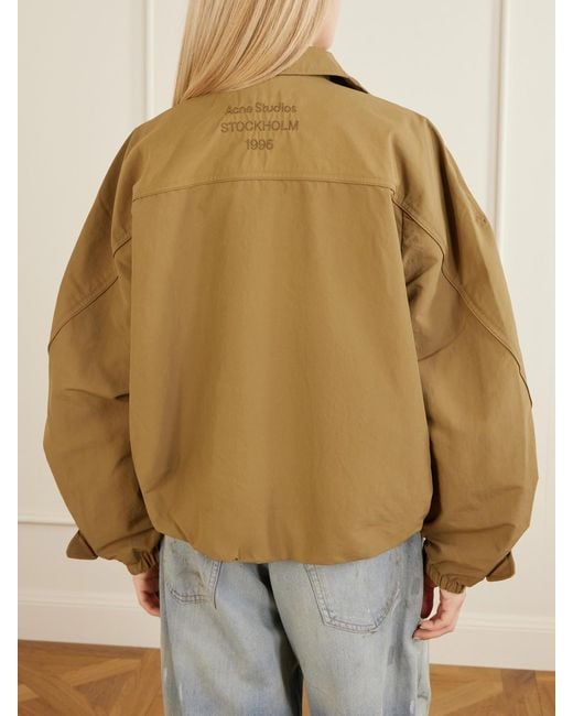 Acne Natural Odill Shell Jacket