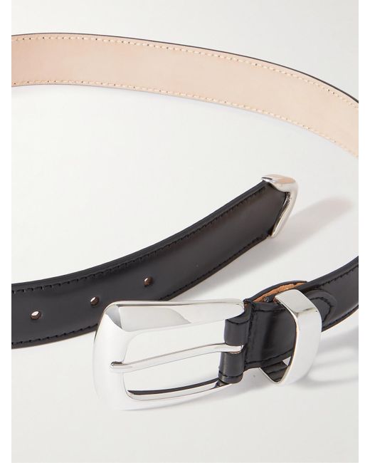 Khaite Black Benny Leather Belt