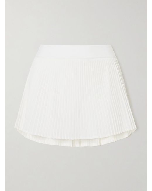 lululemon athletica White Varsity High-Rise Pleated Swift Tennis Skirt