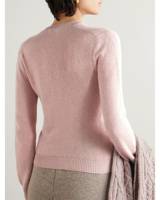 Loro Piana Pink Cashmere Sweater