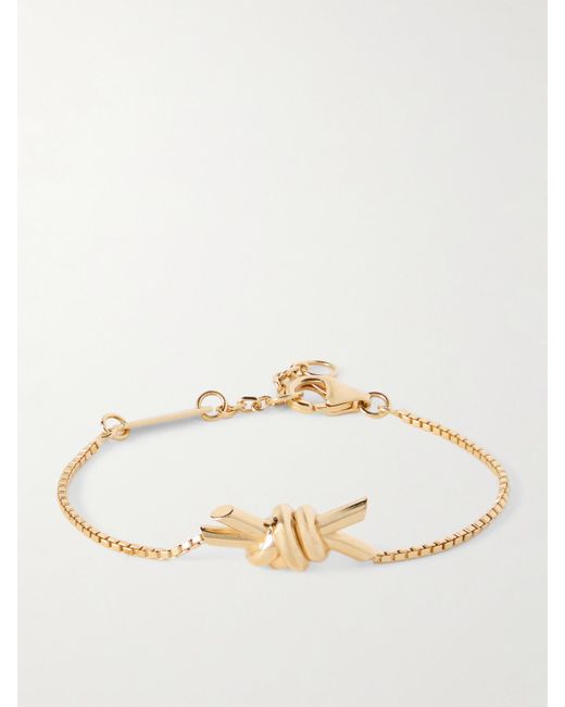 Bottega Veneta Natural Plated Bracelet