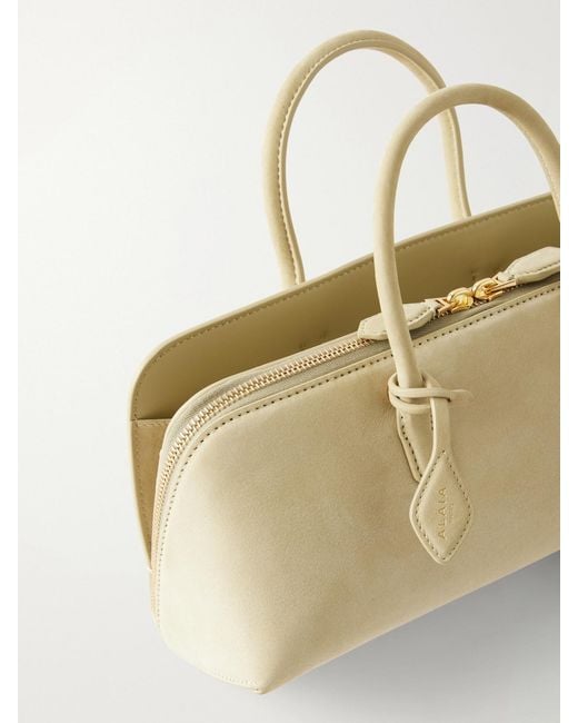 Alaïa Natural Delta Suede Tote