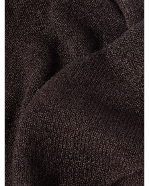 Johnstons Black Cashmere Scarf