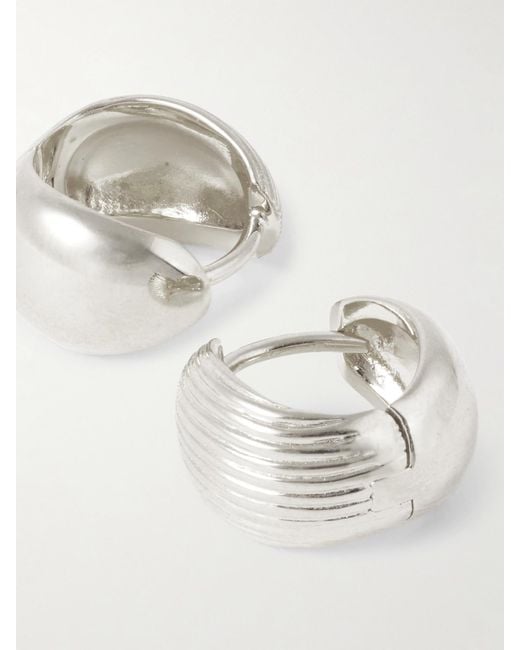 Sophie Buhai Natural Reversible Hoop Earrings