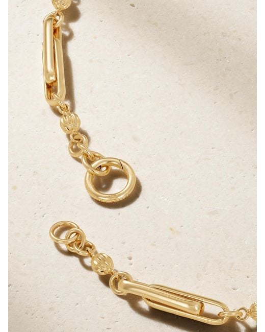 Lucy Delius Natural Stirrup 14-Karat Necklace