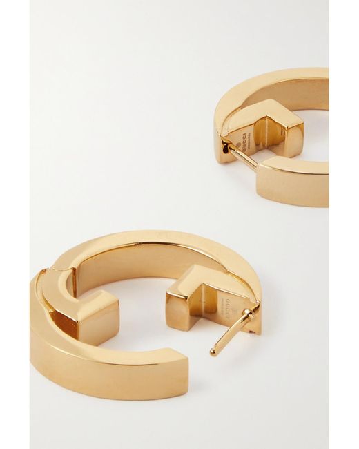 Gucci Metallic Blondie-Tone Earrings