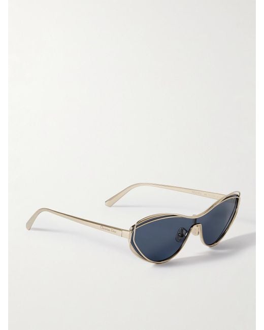 Dior Blue Fildior M1U Cat-Eye-Tone Sunglasses