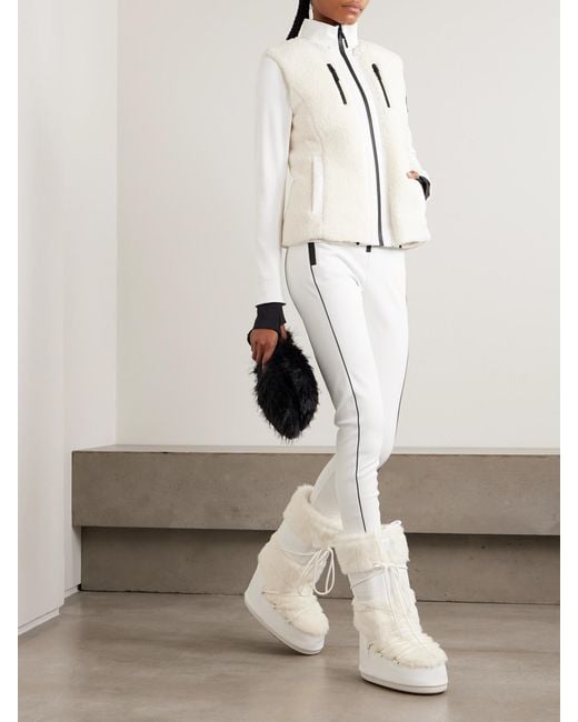 Mackage Natural Dewi Convertible Fleece-Trimmed Down Ski Jacket
