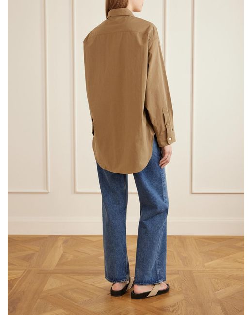Agolde Natural Sona Cotton-Blend Shirt