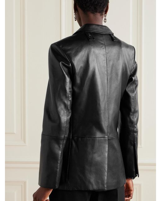 Proenza Schouler Black Hayes Leather Jacket