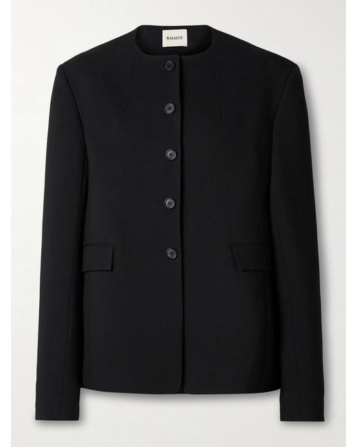 Khaite Black Jameson Crepe Jacket