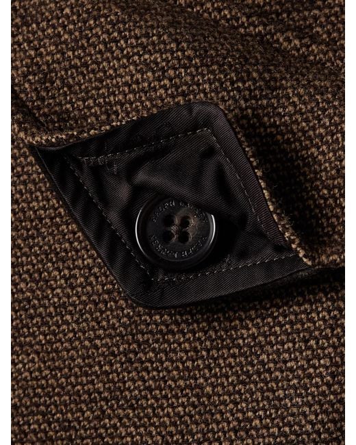 Ralph Lauren Brown Maddison Cropped Wool Jacket