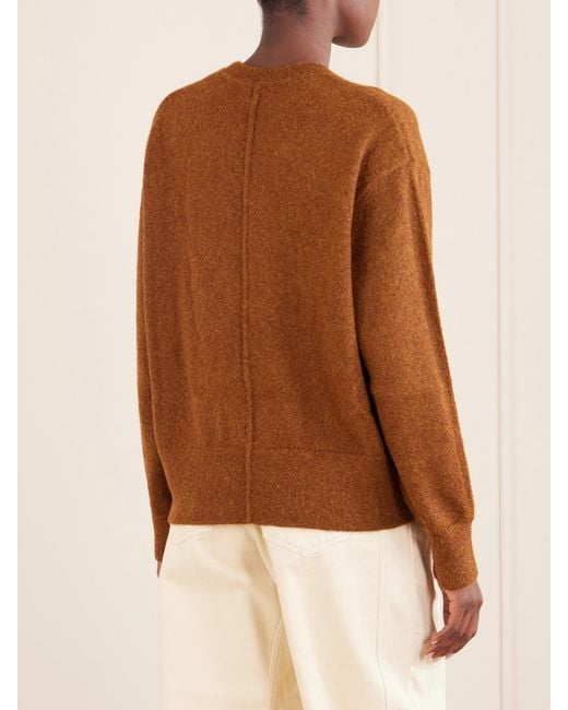 Isabel Marant Brown Thomane Alpaca-Blend Sweater