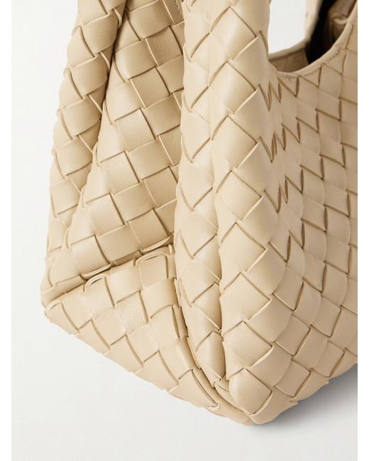 Bottega Veneta Natural Campana Intrecciato Leather Tote
