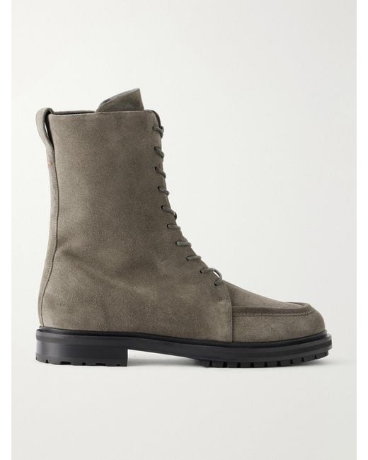 Aeyde Brown Tate Suede Ankle Boots