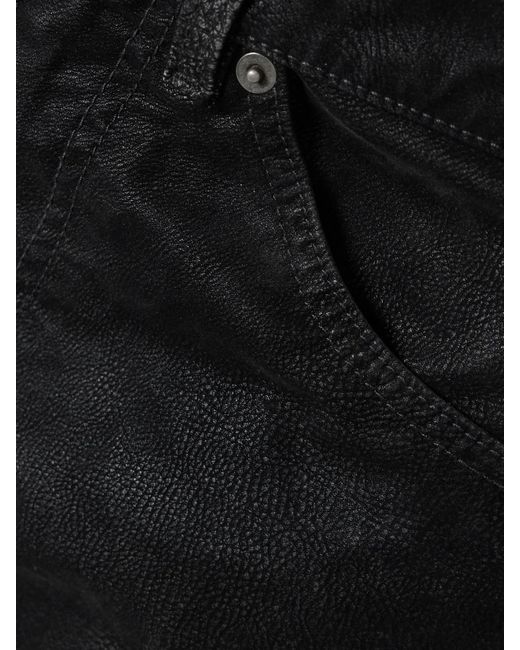 Isabel Marant Black Kelsie Eng Geschnittene Hose Aus Beschichtetem Material