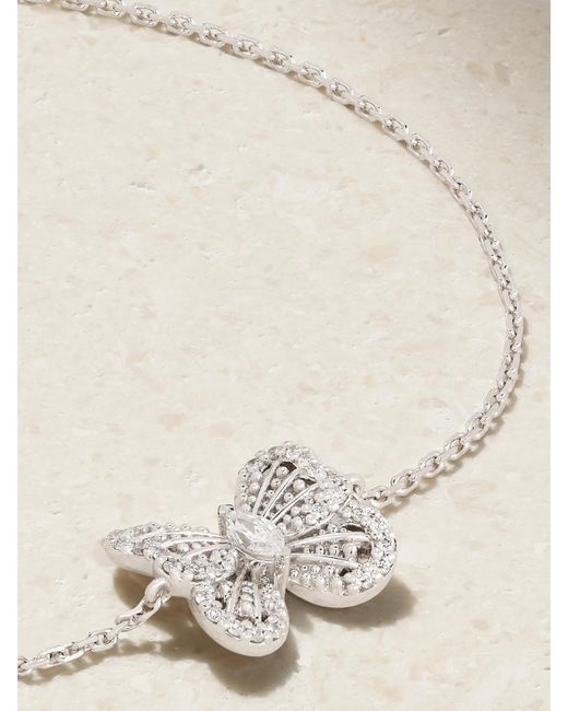 De Beers London Natural Portraits Of Nature Butterfly 18-Karat Diamond Bracelet