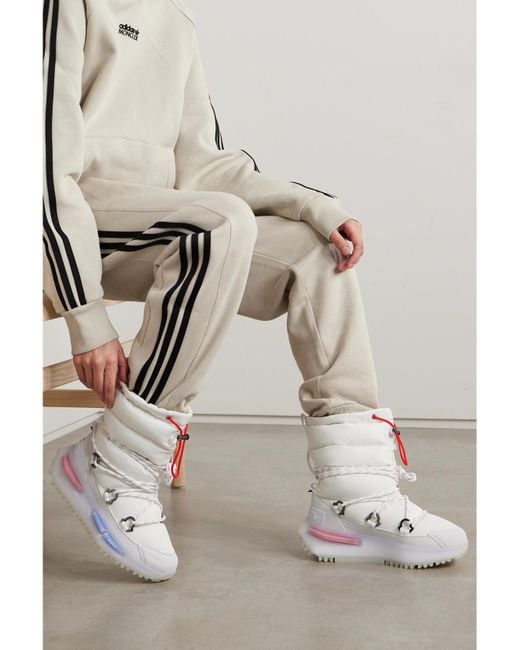 Moncler Genius Blue Adidas Originals Rubber-Trimmed Gore-Tex Snow Boots