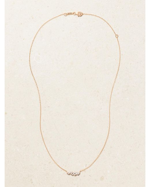 Suzanne Kalan Natural 18-Karat Rose Diamond Necklace