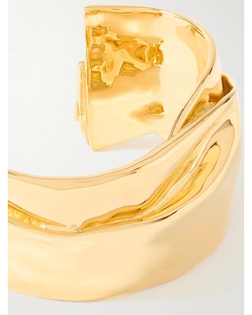 Completedworks Metallic Ridge-Plated Cuff