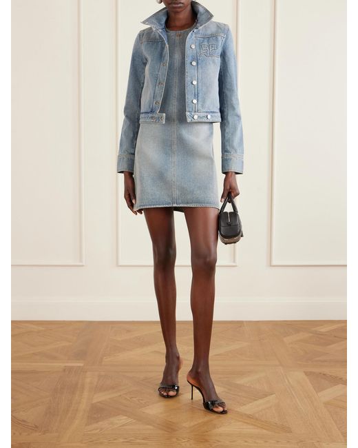 Courreges Blue Heritage Denim Mini Dress
