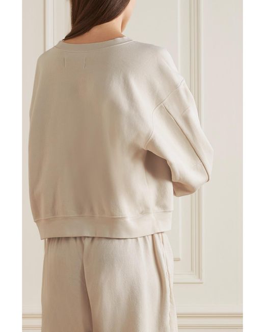 Les Tien Natural Cotton-Jersey Sweatshirt