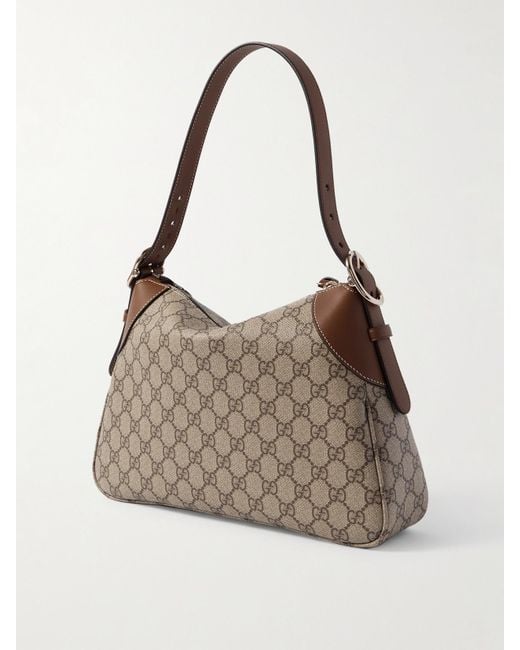 GUCCI GG EMBLEM LEATHER SHOULDER BAG 関税送料込 GUCCI GG Emblem Medium $2190 Black Leather Shoulder Bag New