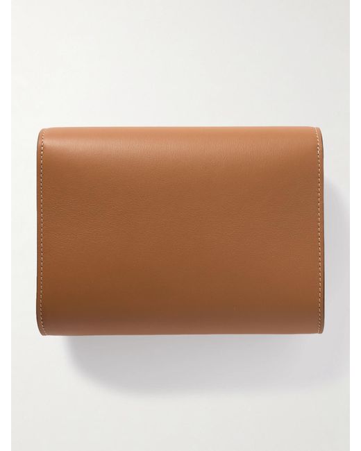 Hunting Season Brown Leather Clutch