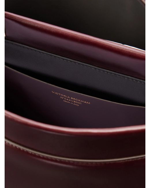 Victoria Beckham Brown Sloane Frame Leather Tote