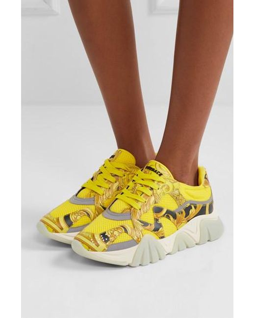 versace yellow sneakers