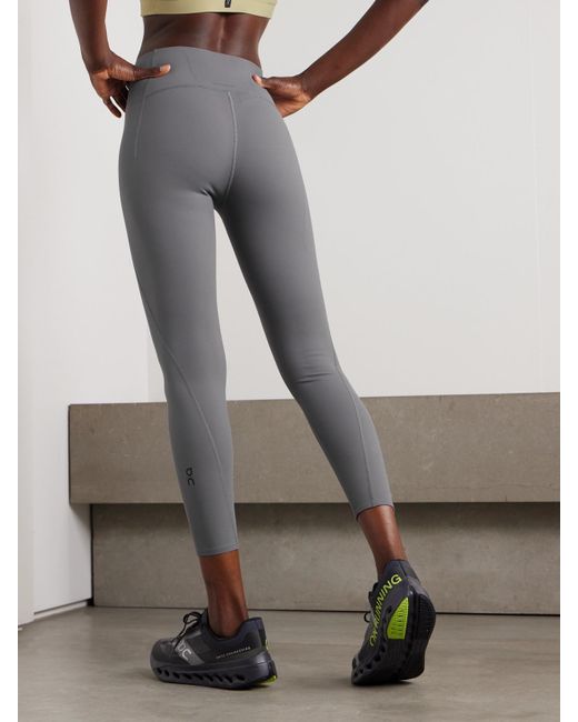 Legging En Tissu Recyclé Stretch Studio On Shoes en coloris Gray