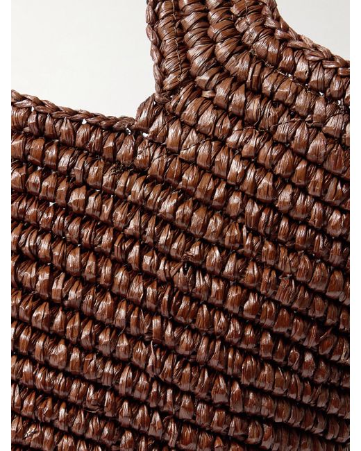 Sensi Studio Brown Bolso Playero Tote Aus Raffiabast